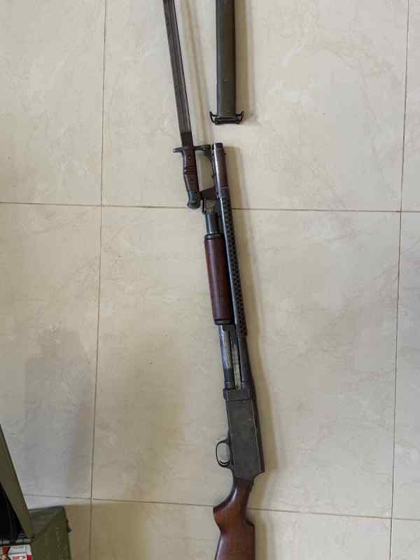 Steven 520-30 Trench gun with Bayonet 