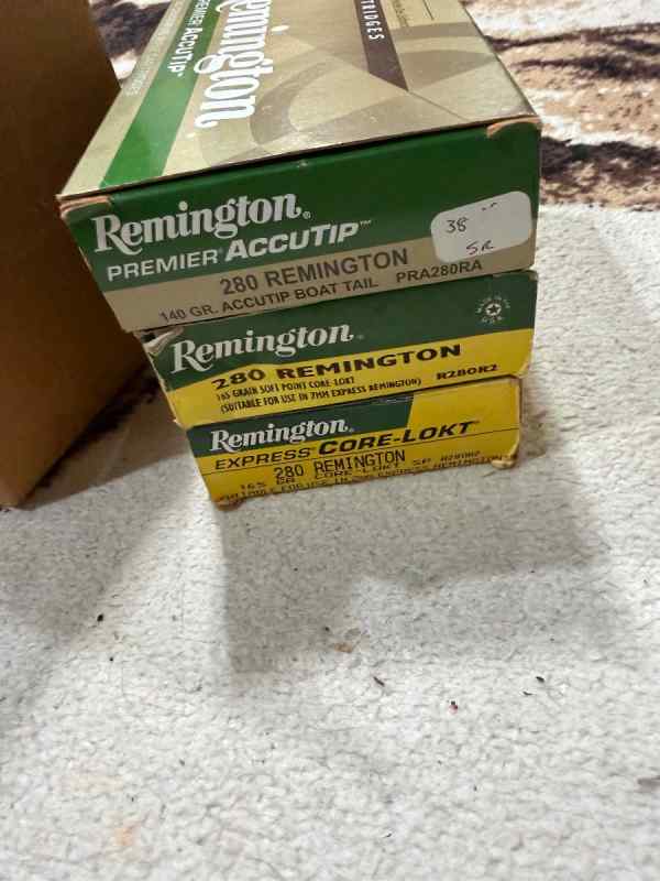 .280 ammo and brass