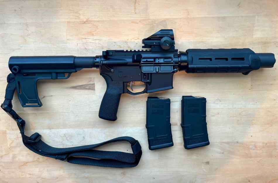 PSA PA-15 7" 300AAC + 700 rds of ammo + Optical